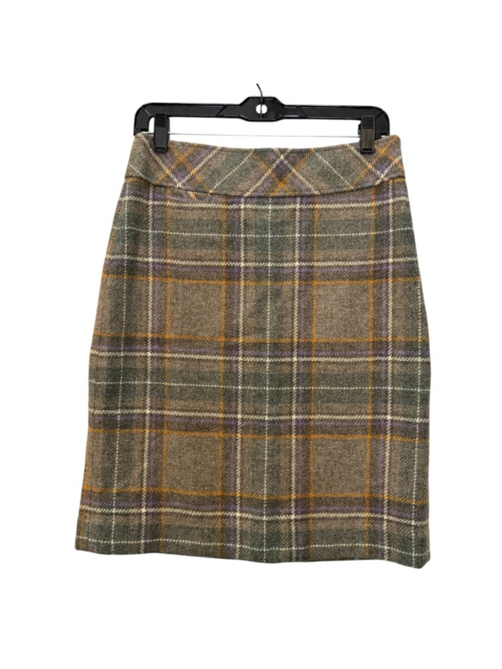 Vintage 90s L.L. Bean "Andover" Wool Mini Skirt Size 4 Preppy Earthy Academia - Picture 7 of 13